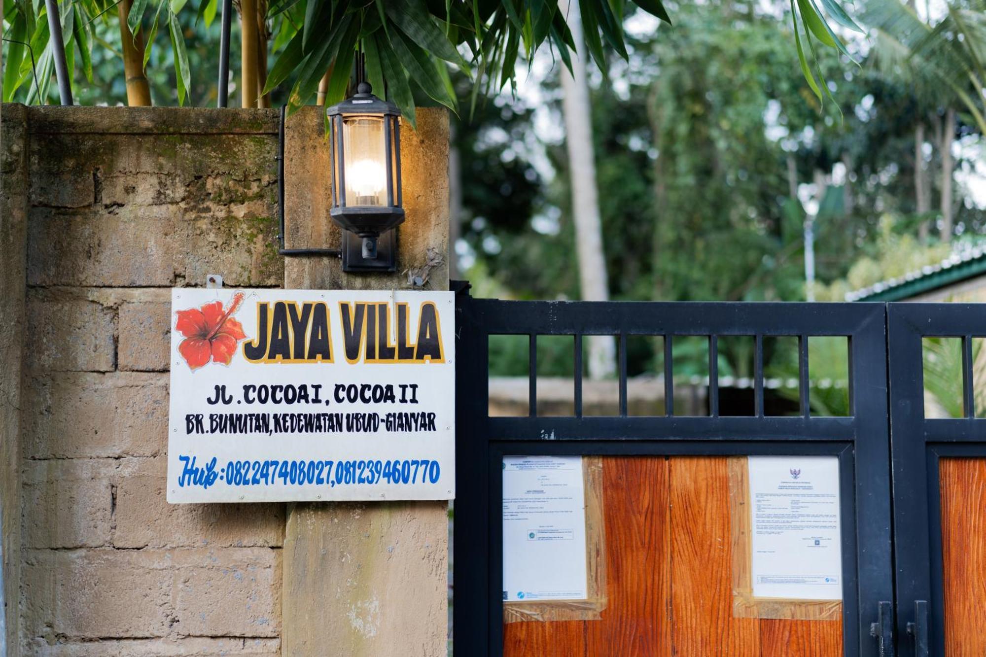 Jaya Villa Ubud Esterno foto